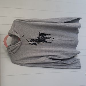 Grey Ralph Lauren Polo Hoodie